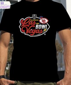 utah utes 2023 srs distribution las vegas bowl logo shirt