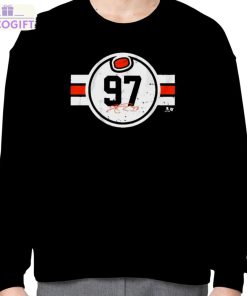 vintage connor mcdavid number 97 edmonton oilers signature shirt 4