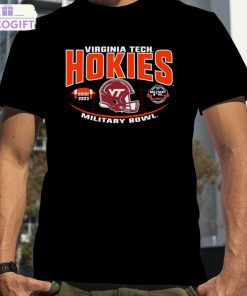 virginia tech hokies football 2023 military bowl bound shirt