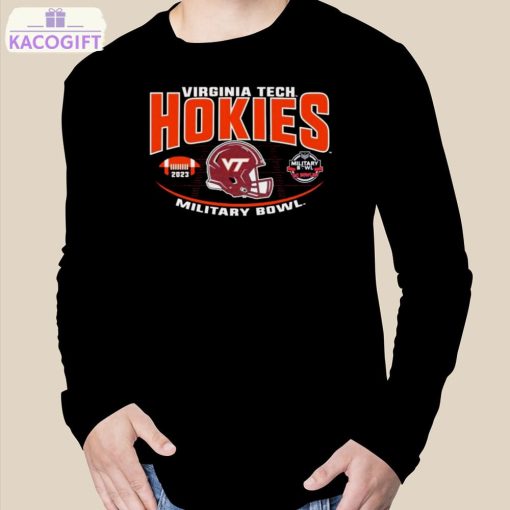 virginia tech hokies football 2023 military bowl bound shirt 3