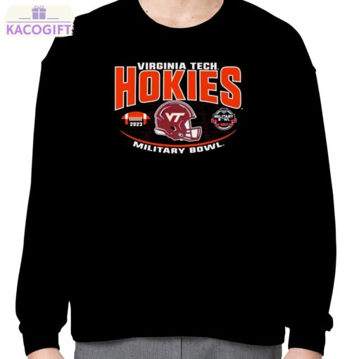 virginia tech hokies football 2023 military bowl bound shirt 4