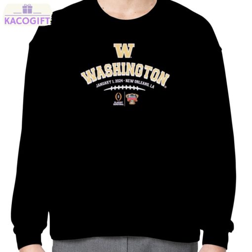 washington 2024 playoff semifinal at the allstate sugar bowl shirt 4