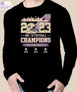 washington huskies 2023 pac 12 football 2016 2018 2023 skyline shirt 3