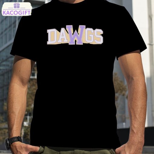 washington huskies w dawgs shirt