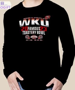 western kentucky hilltoppers 2023 famous toastery bowl big red shirt 3