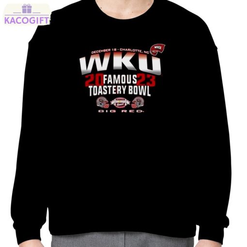 western kentucky hilltoppers 2023 famous toastery bowl big red shirt 4