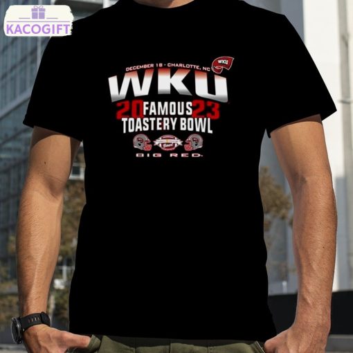 western kentucky hilltoppers 2023 famous toastery bowl big red shirt