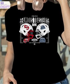 western kentucky hilltoppers vs old dominion monarchs 2023 famous toastery bowl helmet shirt 2