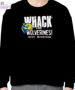 whack the wolverines beat michigan shirt 4