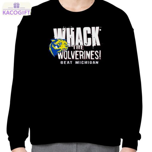 whack the wolverines beat michigan shirt 4