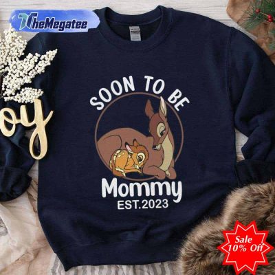 bambi soon to be mommy est 2023 mothers day sweatshirt disney 1