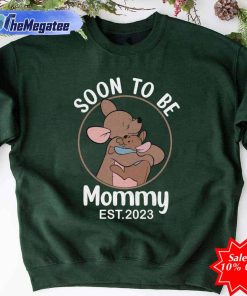 kanga soon to be mommy est 2023 mothers day sweatshirt winnie the pooh 1