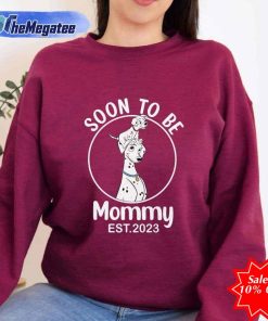 perdita soon to be mommy est 2023 mothers day sweatshirt 101 dalmatians 1