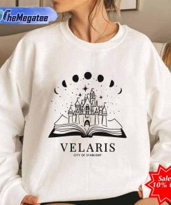 velaris city of starlight book disney castle sweatshirt 1