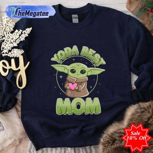 yoda best mom mothers day sweatshirt star wars 1